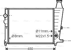 AVA CN 2013 - Radiator, racire motor aaoparts.ro