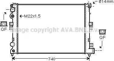 Magneti Marelli 350213102600 - Radiator, racire motor aaoparts.ro