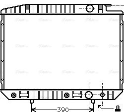 AVA MS 2070 - Radiator, racire motor aaoparts.ro