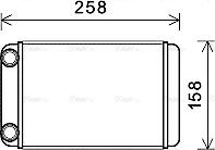 AVA OLA6677 - Schimbator caldura, incalzire habitaclu aaoparts.ro