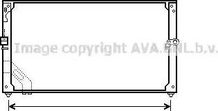 AVA TO 5166 - Condensator, climatizare aaoparts.ro