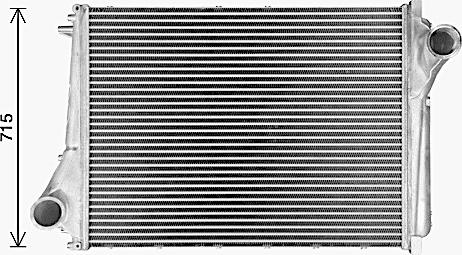 AVA VL4111 - Intercooler, compresor aaoparts.ro