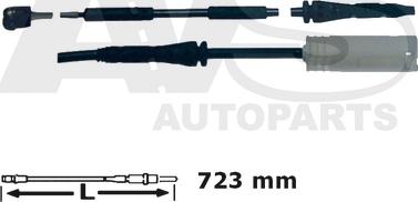 AVS Autoparts 340736 - Senzor de avertizare,uzura placute de frana aaoparts.ro