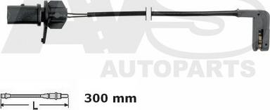 AVS Autoparts 341330 - Senzor de avertizare,uzura placute de frana aaoparts.ro