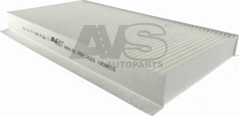 AVS Autoparts HBA142 - Filtru, aer habitaclu aaoparts.ro