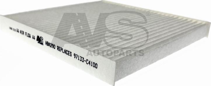 AVS Autoparts HBA290 - Filtru, aer habitaclu aaoparts.ro