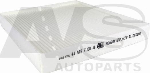 AVS Autoparts HBA204 - Filtru, aer habitaclu aaoparts.ro