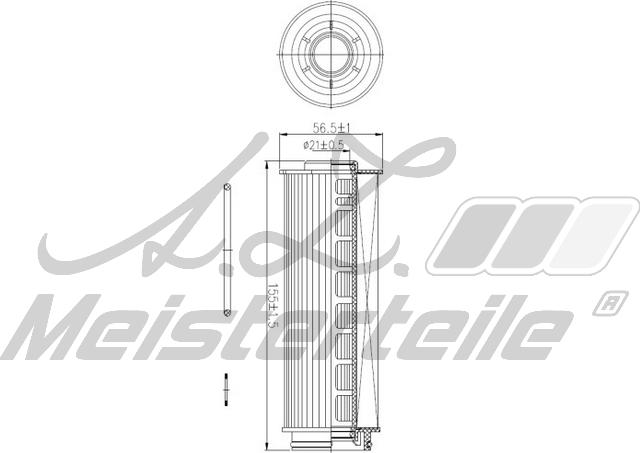 A.Z. Meisterteile AZMT-41-040-1344 - Filtru ulei aaoparts.ro