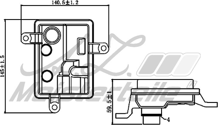 A.Z. Meisterteile AZMT-41-050-1091 - Filtru hidraulic, cutie de viteze automata aaoparts.ro