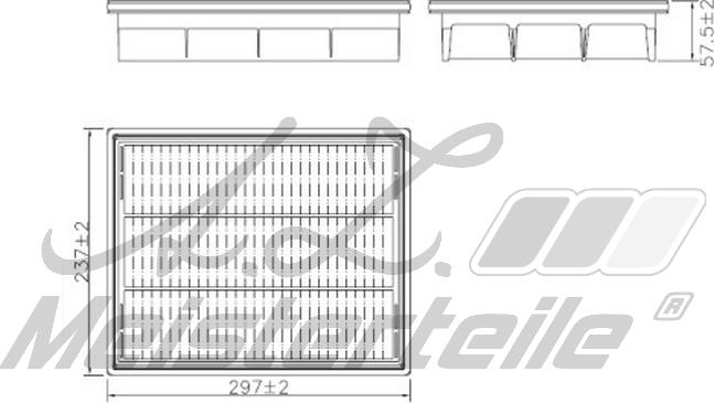 A.Z. Meisterteile AZMT-41-030-2006 - Filtru aer aaoparts.ro