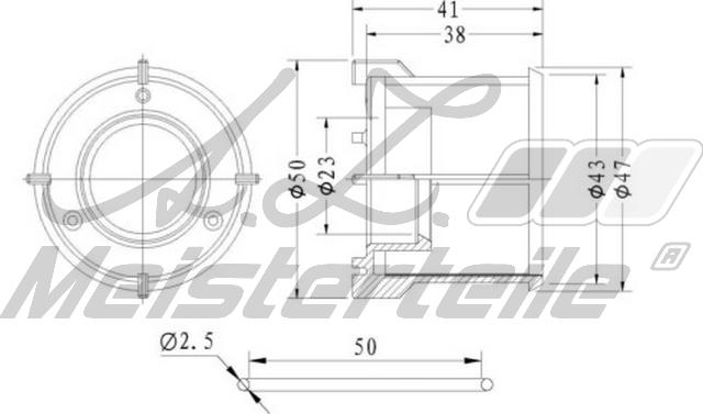 A.Z. Meisterteile AZMT-41-020-1415 - Filtru combustibil aaoparts.ro