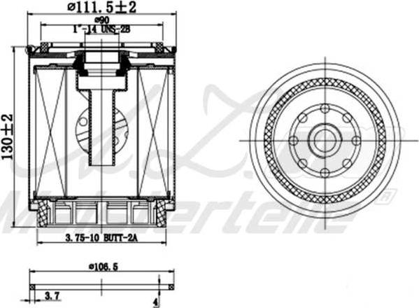 A.Z. Meisterteile AZMT-41-020-1412 - Filtru combustibil aaoparts.ro