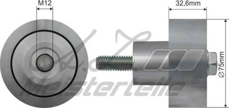 A.Z. Meisterteile AZMT-20-031-2173 - Rola ghidare / conducere, curea transmisie aaoparts.ro