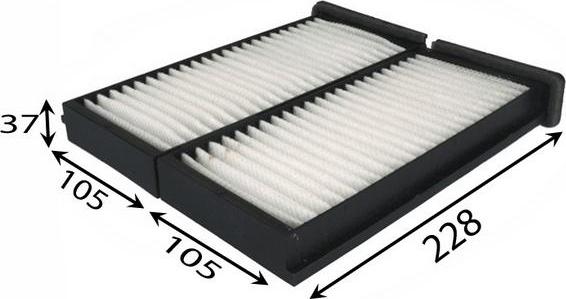 Azumi AC23505SET - Filtru, aer habitaclu aaoparts.ro