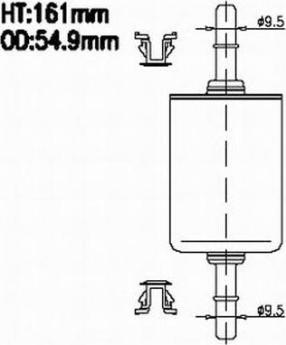 Azumi FSP50580 - Filtru combustibil aaoparts.ro