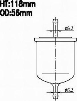 Azumi FSP22311 - Filtru combustibil aaoparts.ro