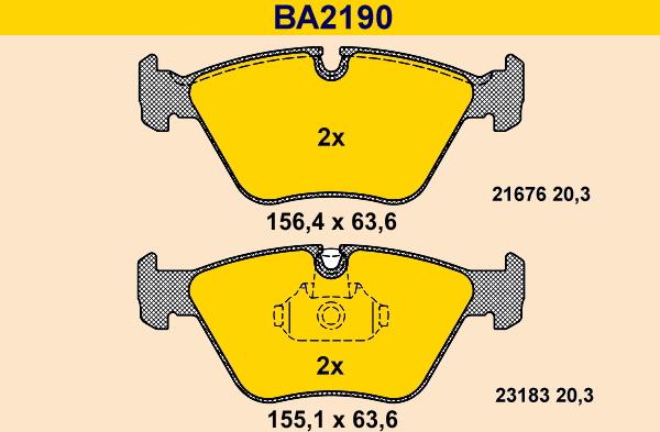 Barum BA2190 - Set placute frana,frana disc aaoparts.ro