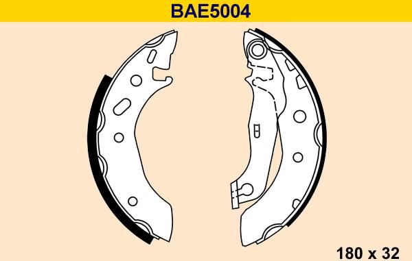 Barum BAE5004 - Set saboti frana aaoparts.ro