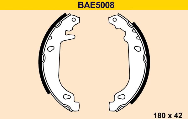 Barum BAE5008 - Set saboti frana aaoparts.ro