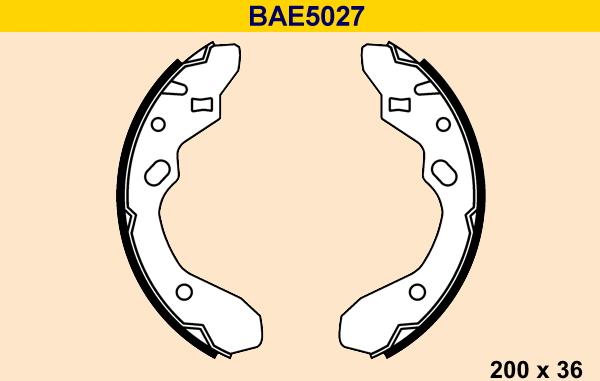 Barum BAE5027 - Set saboti frana aaoparts.ro