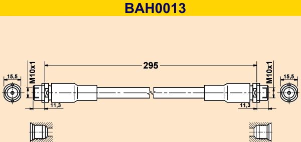 Barum BAH0013 - Furtun frana aaoparts.ro