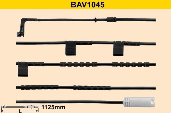 Barum BAV1045 - Senzor de avertizare,uzura placute de frana aaoparts.ro
