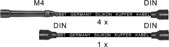 BBT ZK0916 - Set cablaj aprinder aaoparts.ro