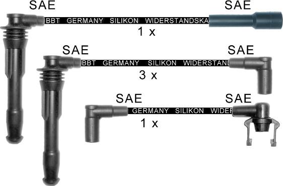 BBT ZK1576 - Set cablaj aprinder aaoparts.ro