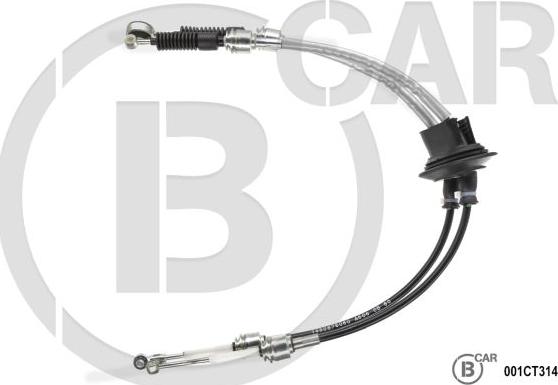 B CAR 001CT314 - Cablu,transmisie manuala aaoparts.ro