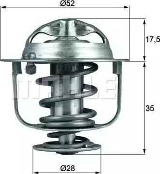 BEHR TX 119 82D - Termostat,lichid racire aaoparts.ro