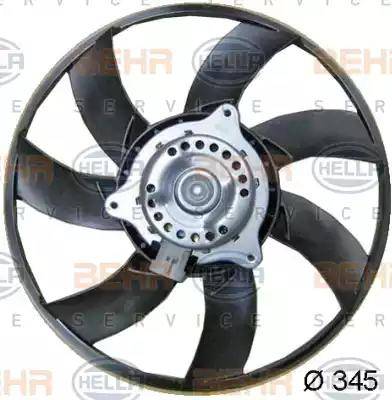 BEHR HELLA Service 8EW 351 041-661 - Ventilator, radiator aaoparts.ro