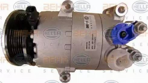 BEHR HELLA Service 8FK 351 334-421 - Compresor, climatizare aaoparts.ro