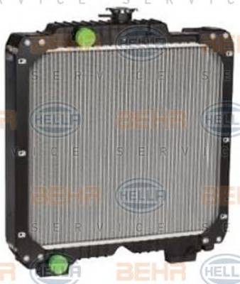 BEHR HELLA Service 8MK 376 792-291 - Radiator, racire motor aaoparts.ro
