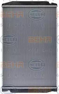 BEHR HELLA Service 8MK 376 721-741 - Radiator, racire motor aaoparts.ro