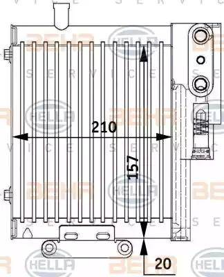 BEHR HELLA Service 8MO 376 729-591 - Radiator racire ulei, cutie de viteze automata aaoparts.ro