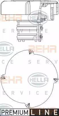BEHR HELLA Service 8MY 376 743-431 - Buson,vas expansiune aaoparts.ro