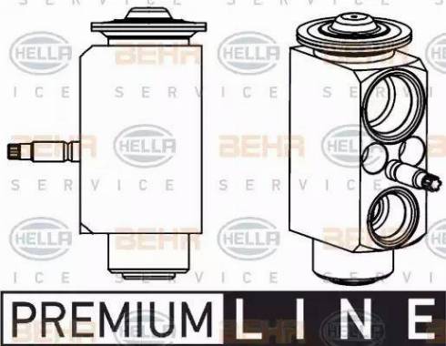 BEHR HELLA Service 8UW 351 234-551 - Supapa expansiune, clima aaoparts.ro
