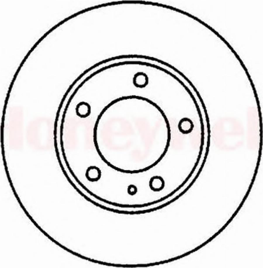 BENDIX 561967 B - Disc frana aaoparts.ro