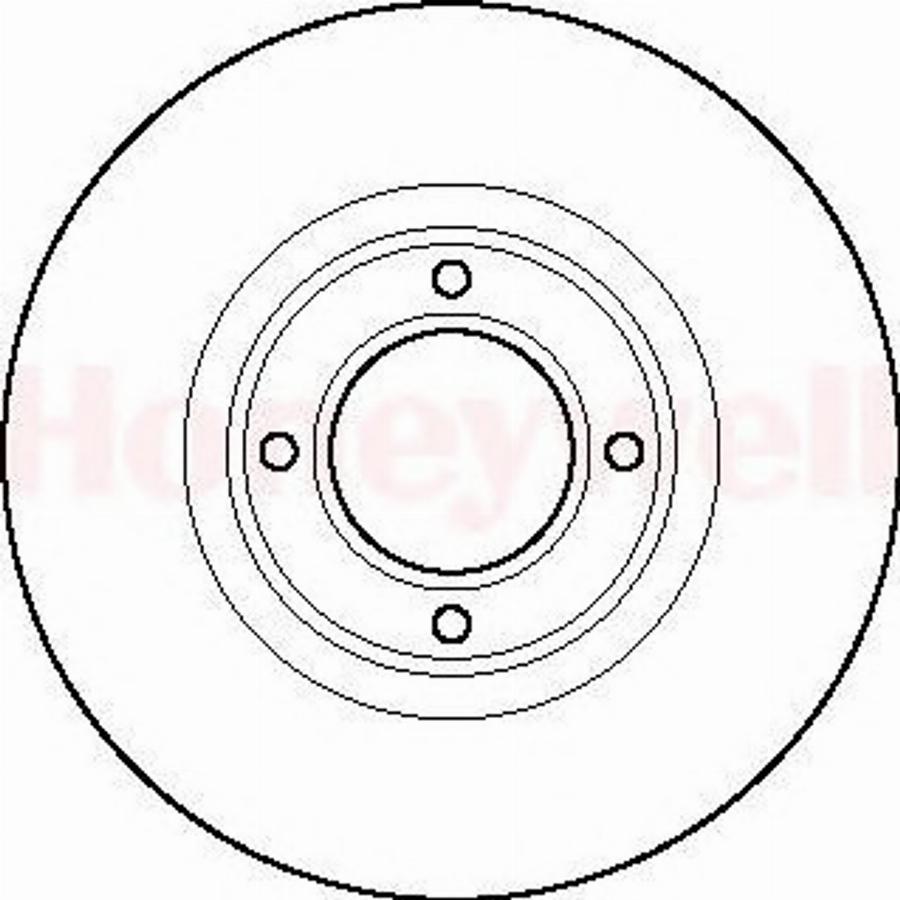 BENDIX 561038 B - Disc frana aaoparts.ro