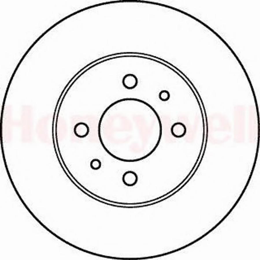 BENDIX 561150B - Disc frana aaoparts.ro