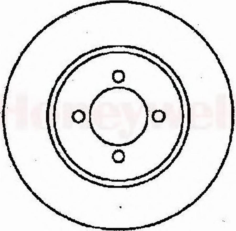 BENDIX 561375 B - Disc frana aaoparts.ro
