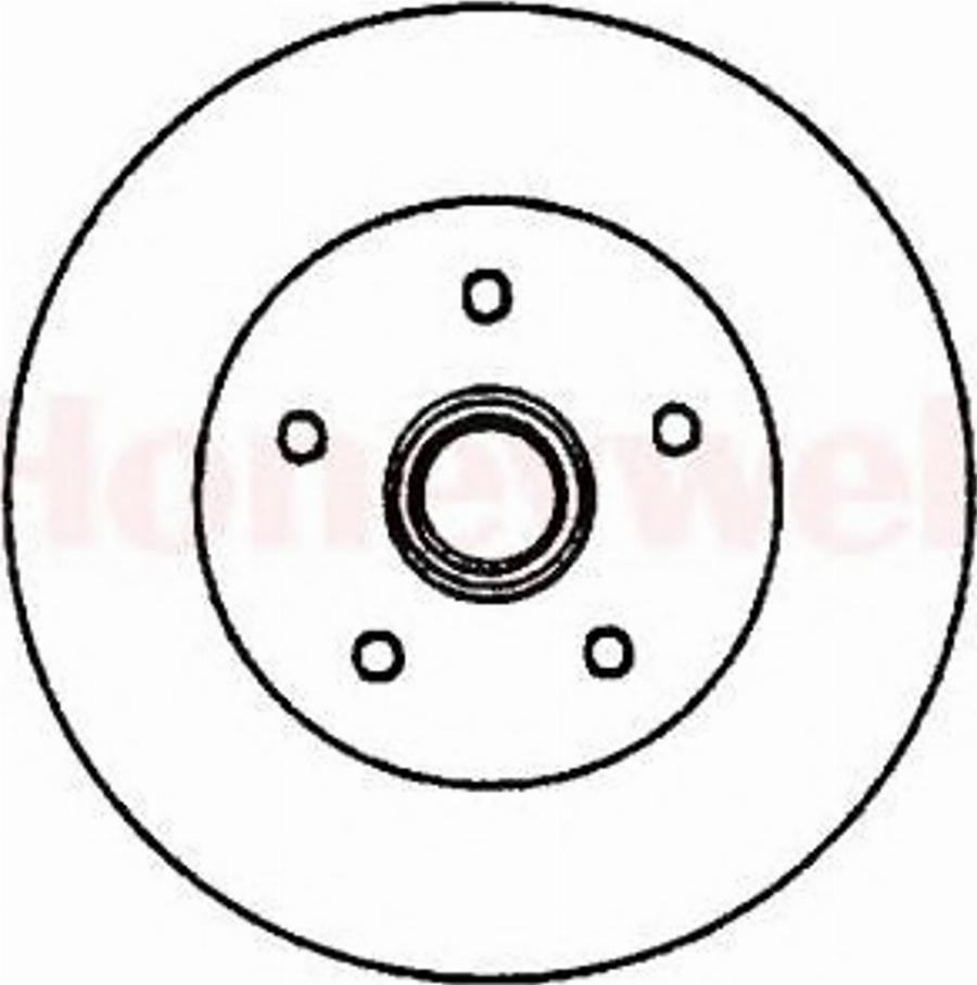 BENDIX 561252 B - Disc frana aaoparts.ro