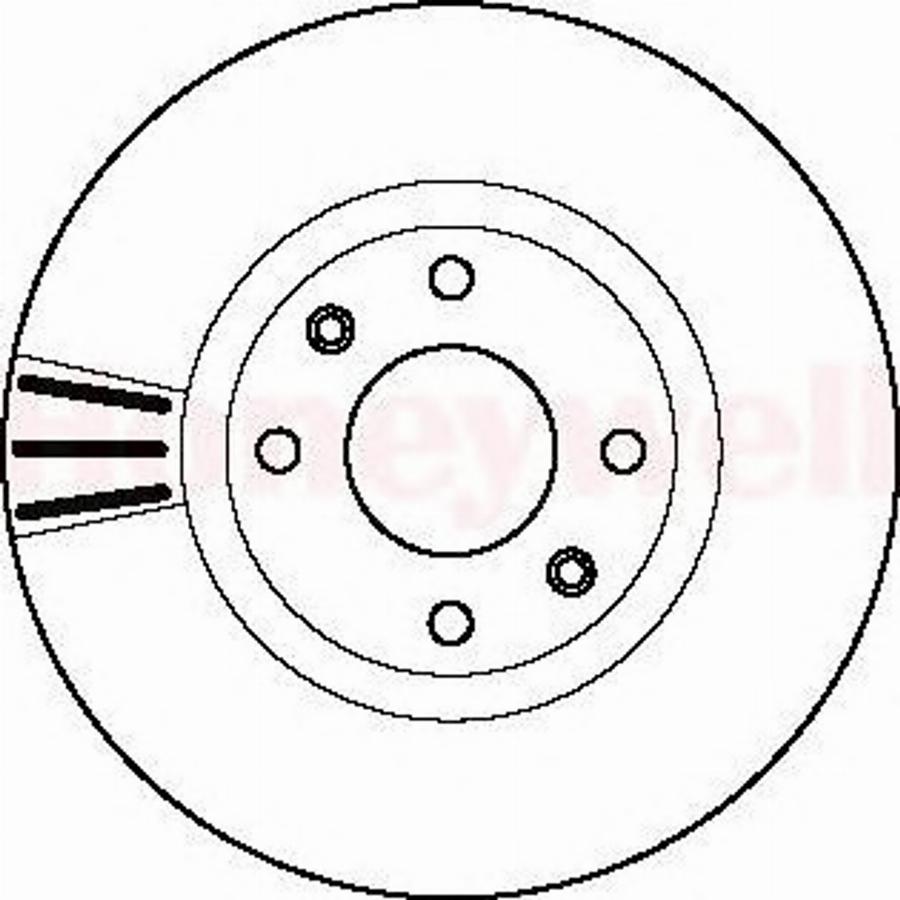 BENDIX 562129 B - Disc frana aaoparts.ro