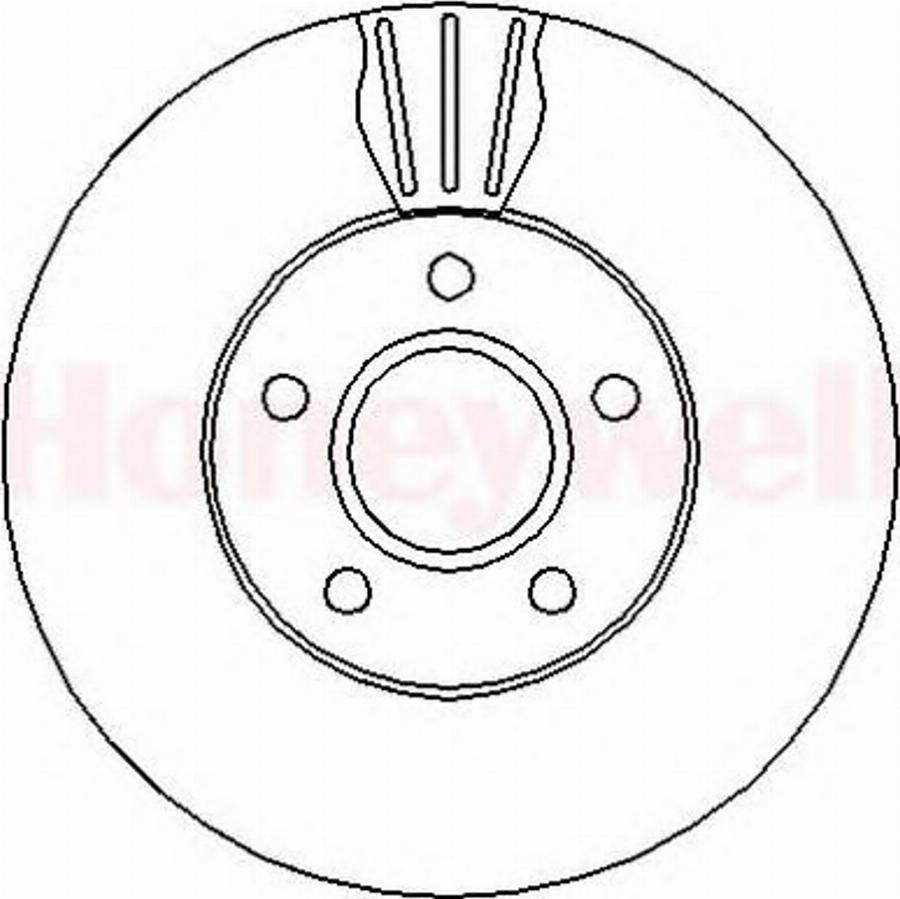 BENDIX 562364B - Disc frana aaoparts.ro