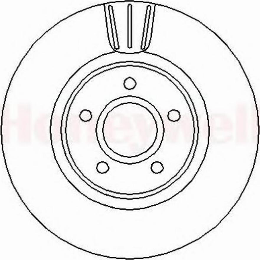 BENDIX 562363B - Disc frana aaoparts.ro
