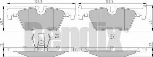 BENDIX 510963 - Set placute frana,frana disc aaoparts.ro