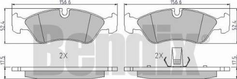BENDIX 510058 - Set placute frana,frana disc aaoparts.ro