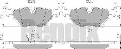 BENDIX 510134 - Set placute frana,frana disc aaoparts.ro