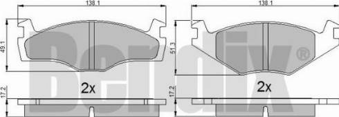 BENDIX 510316 - Set placute frana,frana disc aaoparts.ro