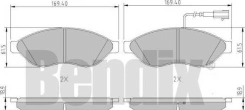 BENDIX 511144 - Set placute frana,frana disc aaoparts.ro
